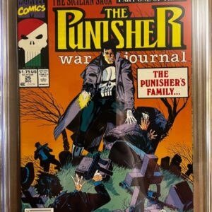 Punisher War Journal #25 NEWSSTAND 9.8 CGC! Michael Golden cover!