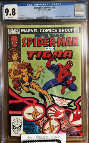 Marvel Team-Up #125 9.8 CGC Tigra, Dr. Strange/Scarlet Witch!