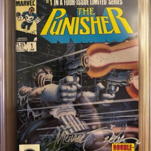 Punisher #1 9.8 CGC True North Pedigree. KEY: Mike Zeck Signed on Outside of Case