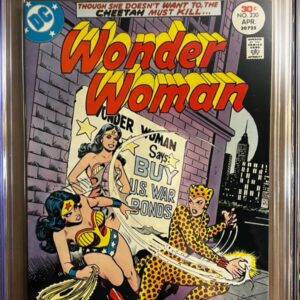 Wonder Woman #230 9.4 CGC: 1977, Wonder Woman vs. Cheetah cover!!
