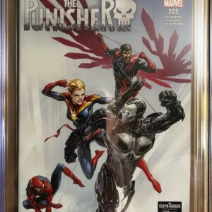 Punisher #225 9.8 CGC KEY: Clayton Crain cover!