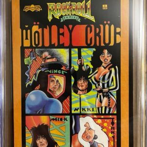 Rock n? Roll Comics #4 9.8 CBCS Motley Crue! Unicorn: Only Blue label in the world!!!