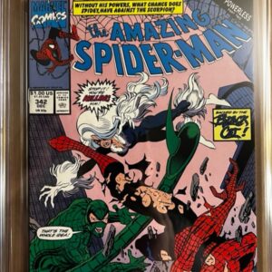 Amazing Spider-Man #342 9.8 CGC KEY: 1st app of Dr. Elias Wirtham, later revealed to be Cardiac