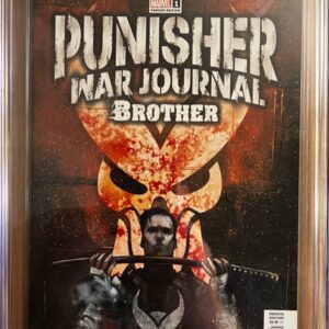 Punisher War Journal: Brother #1 Variant 9.8 CGC SS Signed by Martin Simmonds!