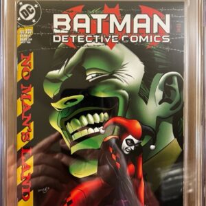 Detective Comics #737 9.8 CGC KEY: 1999 Joker & Harley Quinn cover, 3rd app Harley Quinn!!