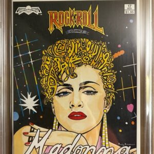 Rock 'n' Roll Comics #17 9.8 CBCS. KEY: Madonna/Paula Abdul, 1st cameo app of The Simpsons!!! HTF
