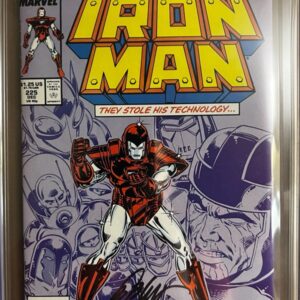 Iron Man #225 9.8 CGC SS Signed by Bob Layton KEY: Start of The Armor Wars storyline!