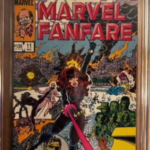 Marvel Fanfare #11 9.8 CGC KEY: 1st app of Iron Maiden, enemy of the Black Widow!
