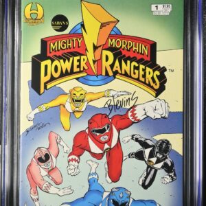 Mighty Morphin Power Rangers #1 9.8 CGC SS Signed by Brett Blevins! KEY: 1st app of Power Rangers!