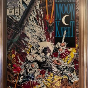 Marc Spector: Moon Knight #55 9.8 CGC KEY: 1st cover art by Stephen Platt on Moon Knight!