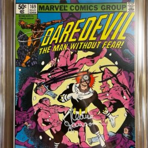 Daredevil #169 NEWSSTAND 9.8 CGC SS Signed by Frank Miller & Klaus Janson! KEY: 2nd app of Elektra!