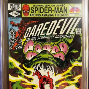 Daredevil #177 9.8 CGC Stick, Kingpin & J. Jonah Jameson app, Origin of Daredevil retold!