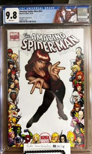 Amazing Spider-Man #641 9.8 CGC KEY: Variant cover by John Tyler Christopher (1:15)