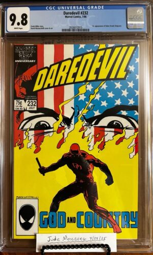 Daredevil #232 9.8 CGC KEY: 1st app of Nuke (Frank Simpson)!