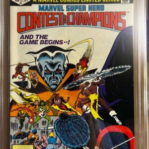 Marvel Super Hero Contest of Champions #2 9.8 CGC. KEY: 1st limited series published by Marvel Comics