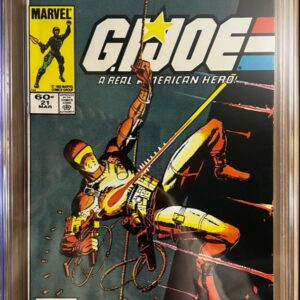 G.I. Joe: A Real American Hero #21 9.6 CGC. KEY: 3rd pnt, 1st app of Storm Shadow! Janson cover!!!!