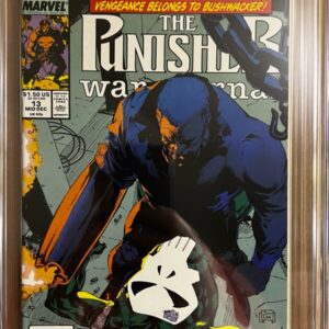 Punisher War Journal #13 9.8 CGC!  HTF Jim Lee cover