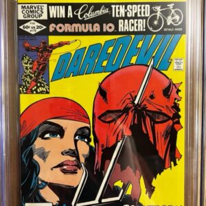 Daredevil #179 9.8 CGC KEY: Cover art by Frank Miller featuring Elektra!