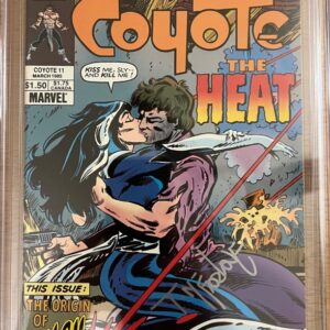 Coyote #11 9.8 CGC SS Signed by Tod McFarlane. KEY: 1st interior art by Todd McFarlane!