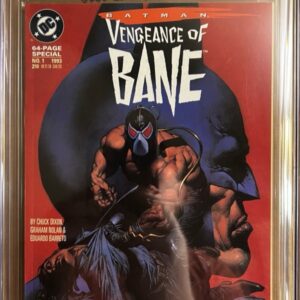 Batman: Vengeance of Bane Special #1 9.8 CGC KEY: 1st app, cover and origin of Bane!
