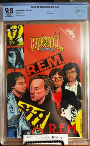 Rock 'n' Roll Comics #35 9.8 CBCS R.E.M. Very Hard To Find!!!