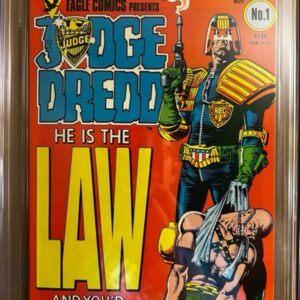 Judge Dredd #1 9.8 CGC! KEY: 1st app of Judge Dredd in U.S. Comics!!