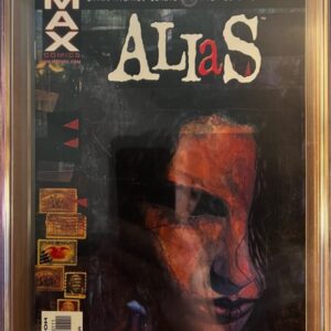 Alias #1 9.8 CGC KEY: 1st app of Jessica Jones!