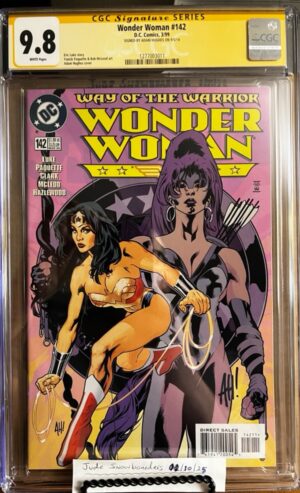 Wonder Woman #142 (Vol 2) 9.8 CGC SS Signed by Adam Hughes!!