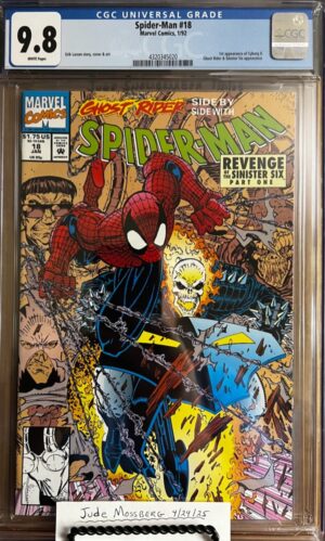 Spider-Man #18 9.8 CGC Key: 1st app of Cyborg X