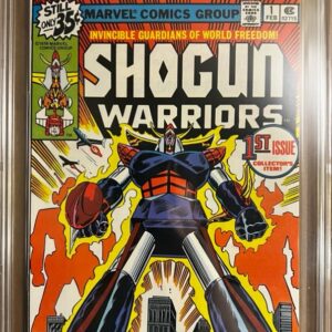 Showgun Warriors #1 9.8 CBCS! KEY: 1st team app of the Shogun Warriors! Trimpe/Milgram Cover!
