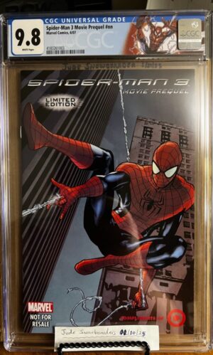 Spider-Man 3 Movie Prequel #nn 9.8 CGC Target Stores promotional/Only copy in the world!!!