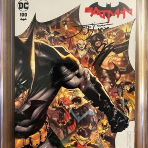 Batman #100 9.8 CGC SS 2X Signed by Jorge Jimenez & James Tynion IV. KEY: 1st cameo app of Ghost-Maker