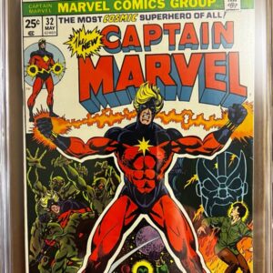 Captain Marvel #32 9.8 CGC KEY: Origin of Drax the Destroyer & Moondragon, 1st app of Czar-Doon!