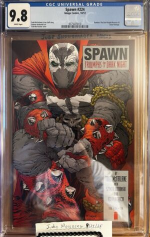 Spawn #224 9.8 CGC KEY: Cover inspired by The Dark Knight Returns #2 (1986)
