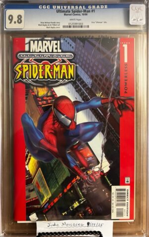 Ultimate Spider-Man #1 9.8 CGC KEY: 1st app of the Ultimate Spider-Man