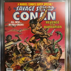 Marvel Comics Super Special #2 9.8 CGC KEY: "Conan" movie preview/Roy Thomas!