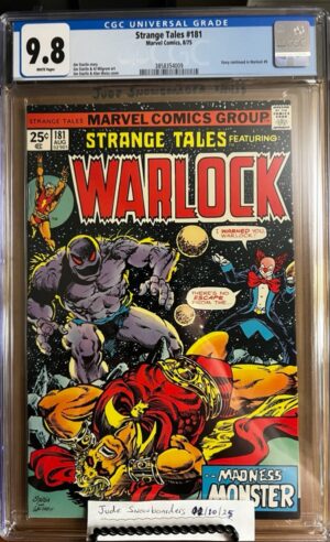 Strange Tales #181 9.8 CGC KEY: 2nd app of Gamora, 3rd app of Pip the Troll!