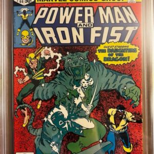 Power Man and Iron First #66 9.8 CBCS KEY: 2nd app of Sabretooth/Frank Miller!