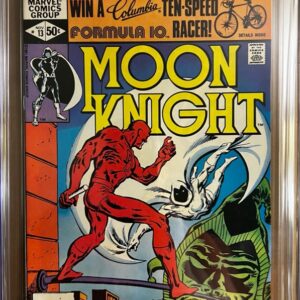 Moon Knight #13 9.8 CGC KEY: 1st battle of Moon Knight versus Daredevil