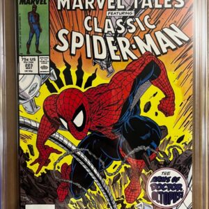 Marvel Tales #223 9.8 CGC KEY: Cover art by Todd McFarlane, Reprinted from ASM #88!