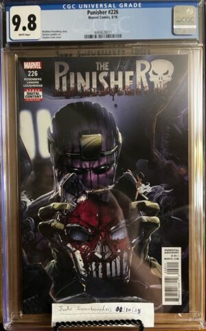 Punisher #226 9.8 CGC KEY: Clayton Crain Cover!