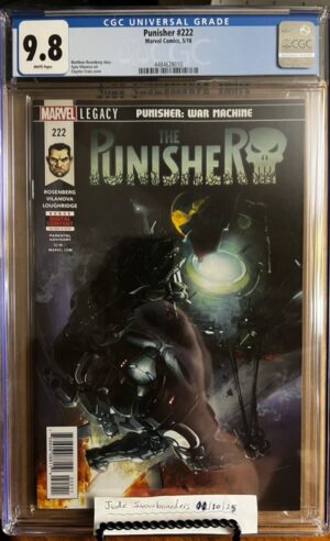Punisher #222 9.8 CGC KEY: Clayton Crain cover!
