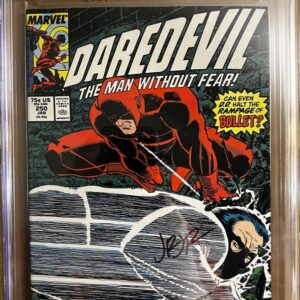 Daredevil #250 9.8 CGC SS Signed by John Romita Jr. KEY: 1st app of Bullet!