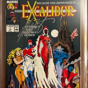 Excalibur #1 9.8 CGC SS Signed by Chris Claremont (1988) KEY: 1st ongoing Excalibur title/1st app of Widget