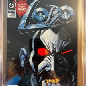Lobo #1 NEWSSTAND 9.8 CGC KEY: 1st solo Lobo titled series/Origin of Lobo