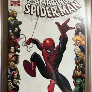 Amazing Spider-Man #602 9.8 CGC KEY: 1st app of the new Slyde, Variant cover art by Patrick Zircher