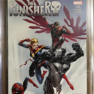 Punisher #225 9.8 CGC SS Signed by Clayton Crain!