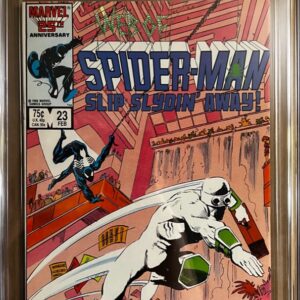Web of Spider-Man #23 9.8 CGC Slyde app