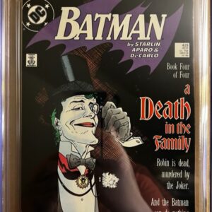 Batman #429 9.8 CGC Key: "A Death in the Family" part 4!