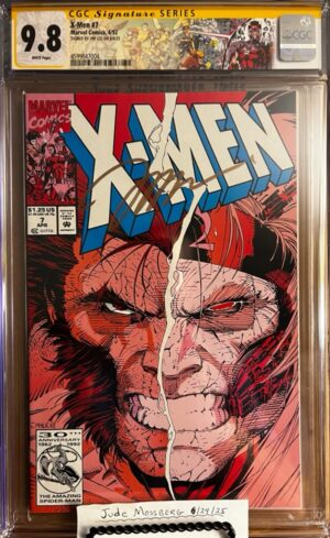 X-Men #7 9.8 CGC SS Signed by Jim Lee! KEY: 4th app and 2nd full cover app of Omega Red